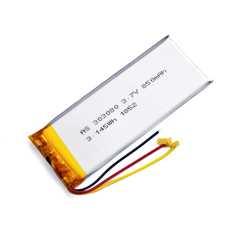 AS Power 3.7V 850mAh 303080 3.145Wh Lipo Battery AS Power 3.7V 850mAh 303080 3.145Wh Lipo Battery