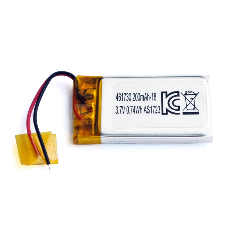 AS Power 3.7V 200mAh 461730 0.74Wh Lipo Battery