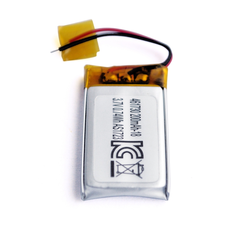 AS Power 3.7V 200mAh 461730 0.74Wh Lipo Battery