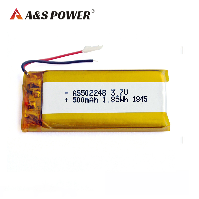 AS Power 3.7V 500mAh 502248 1.85Wh Lipo Battery AS Power 3.7V 500mAh 502248 1.85Wh Lipo Battery