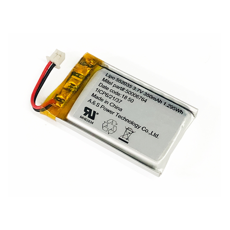 AS Power 3.7V 350mAh 552035 1.295Wh Lipo Battery AS Power 3.7V 350mAh 552035 1.295Wh Lipo Battery
