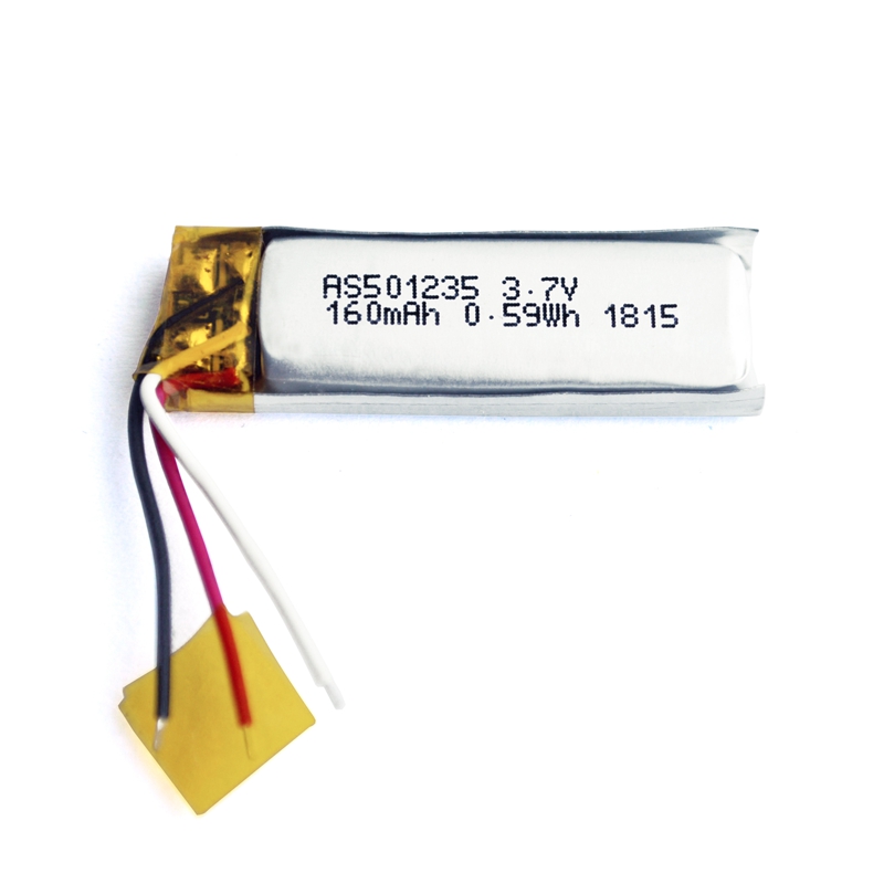 AS Power 3.7V 160mAh 501235 0.59Wh Lipo Battery AS Power 3.7V 160mAh 501235 0.59Wh Lipo Battery