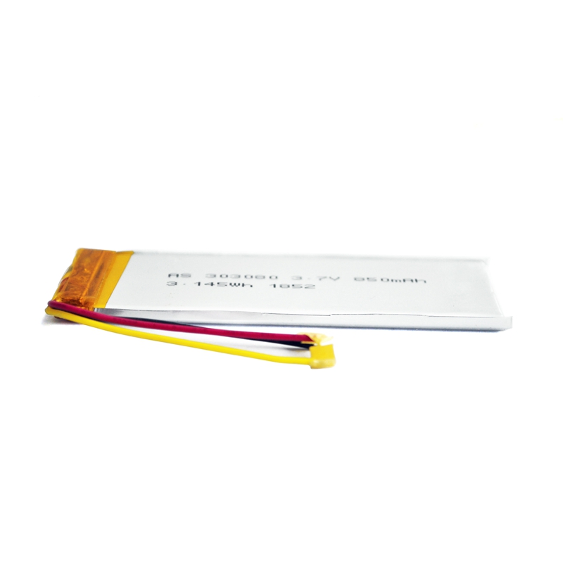 AS Power 3.7V 850mAh 303080 3.145Wh Lipo Battery AS Power 3.7V 850mAh 303080 3.145Wh Lipo Battery