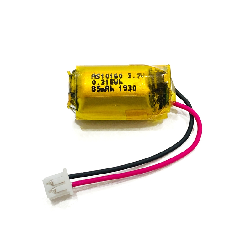 10160 3.7V 85mAh Lipo Battery for Bluetooth Earphone
