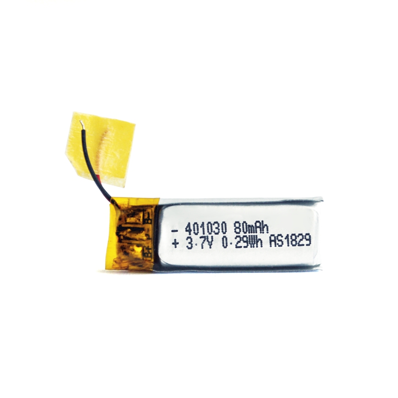 401030 3.7V 80mAh Lipo Battery Pack for Bluetooth Products China Manufacturers
