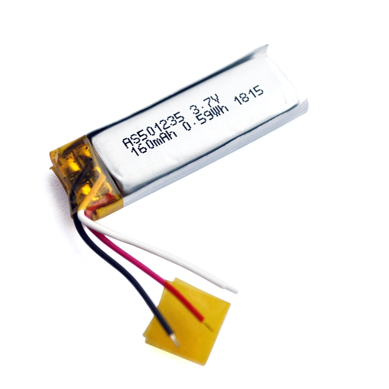 UL CB KC BIS 501235 3.7v 160mAh Lithium Polymer Battery
