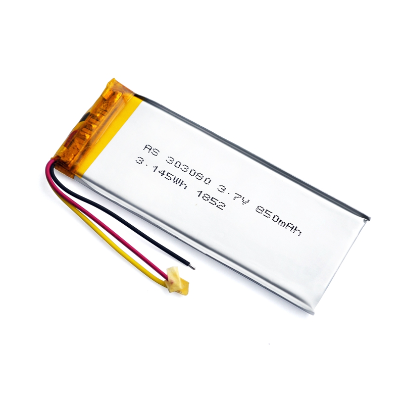 303080 3.7v 850mAh Lipo Battery Got IEC62133/UN38.3 Certificate