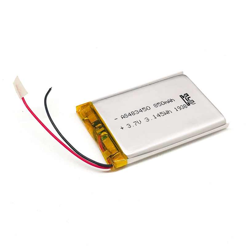 UL UN38.3 483450 3.7v 850mAh Lithium Polymer Battery