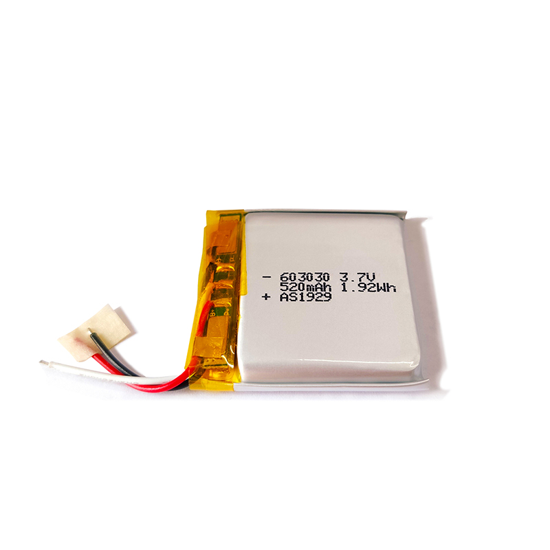 603030 3.7v 520mAh Lipo Battery Pack China Manufacturers