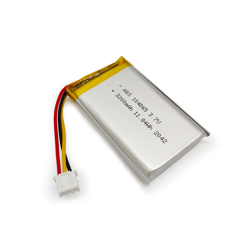 104065 UL CE KC CB UN38.3 3.7v 3200mAh Lipo Rechargable Lithium Battery for Barcode Scanner