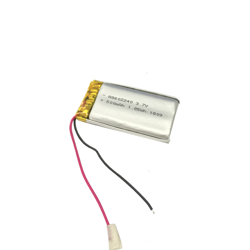 KC/UL Certification Approval 602240 3.7V 500mAh Lipo Battery