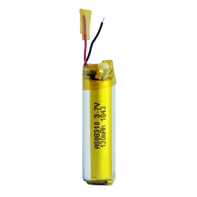 AS Power 3.7V 130mAh 08310 0.481Wh Lipo Battery AS Power 3.7V 130mAh 08310 0.481Wh Lipo Battery