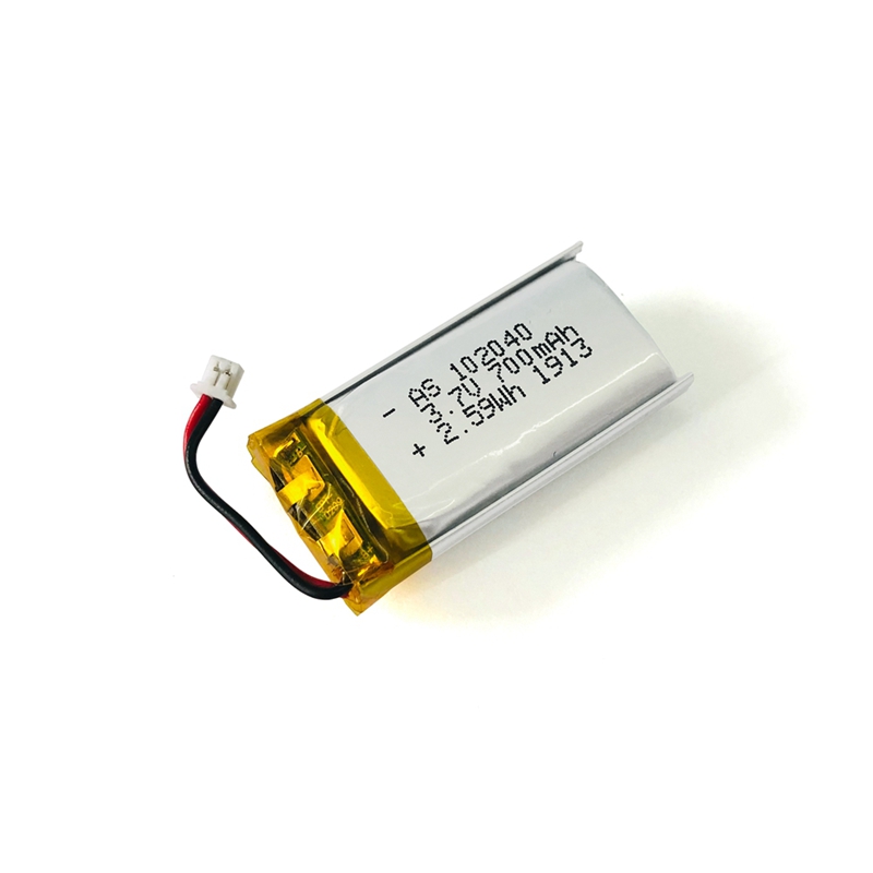 102040 3.7V 700mAh Rechargeable Lithium Polymer Battery