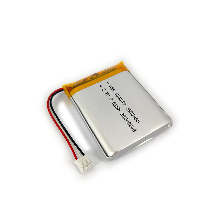 AS Power 3.7V 2600mAh 104049 9.62Wh Lipo Battery AS Power 3.7V 2600mAh 104049 9.62Wh Lipo Battery