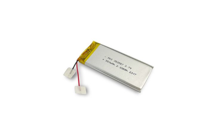 352557 3.7V 550mAh Lithium Polymer Battery
