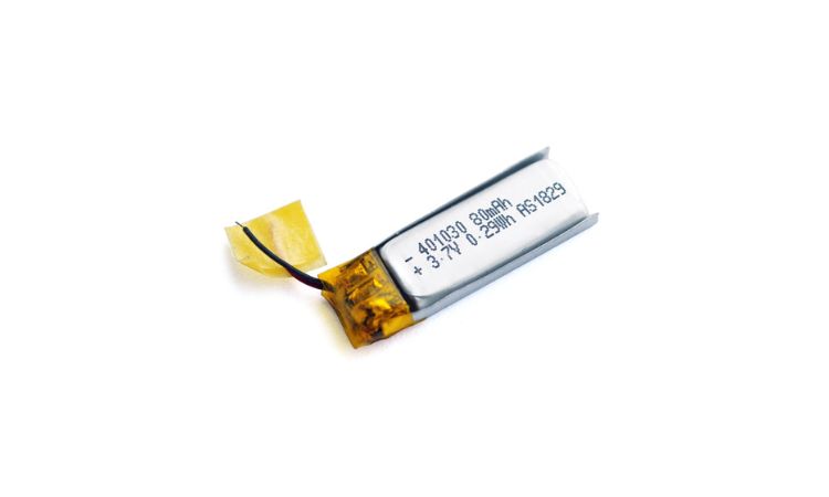 401030 3.7V 80mAh Lithium Polymer Battery