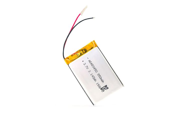 483450 3.7V 850mAh Lithium Polymer Battery