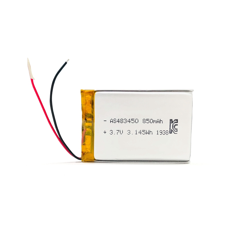 AS Power 3.7V 850mAh 483450 3.145Wh Lipo Battery AS Power 3.7V 850mAh 483450 3.145Wh Lipo Battery