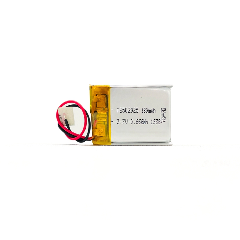 AS Power 3.7V 180mAh 502025 0.666Wh Lipo Battery AS Power 3.7V 180mAh 502025 0.666Wh Lipo Battery