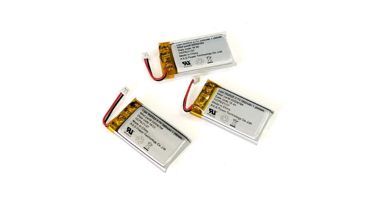 552035 3.7V 350mAh Lithium Polymer Battery