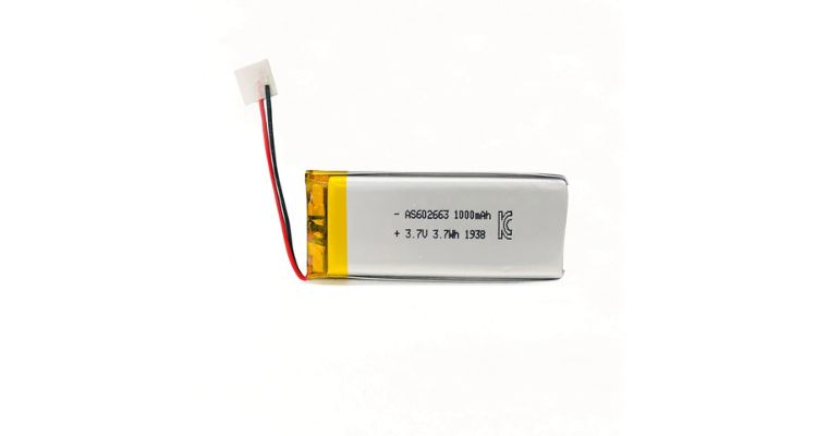 602663 3.7V 1000mAh Lithium Polymer Battery