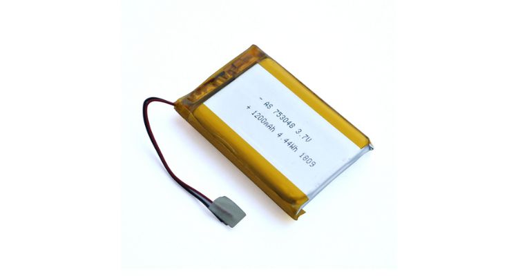 753048 3.7V 1200mAh Lithium Polymer Battery