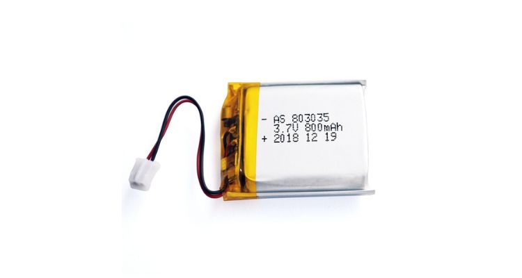 803035 3.7V 800mAh Lithium Polymer Battery
