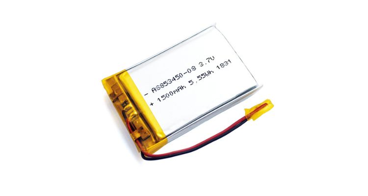 853450 3.7V 1500mAh Lithium Polymer Battery