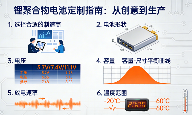 Lithium Polymer Battery Customization Guide: From Idea to Production