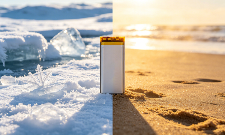 Li-Polymer Batteries – Stable Performance in Wide Temperature Environments